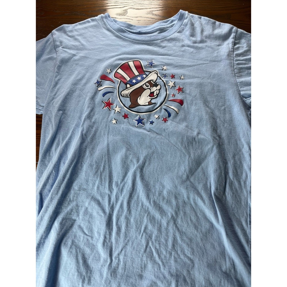 Bucees Sweet Land Of Liberty 4th Fourth Of July T-shirt 100% Cotton Sz Medium